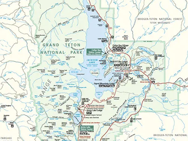 National Park Maps - Buffalo Roam Tours, Jackson Hole, Wyoming
