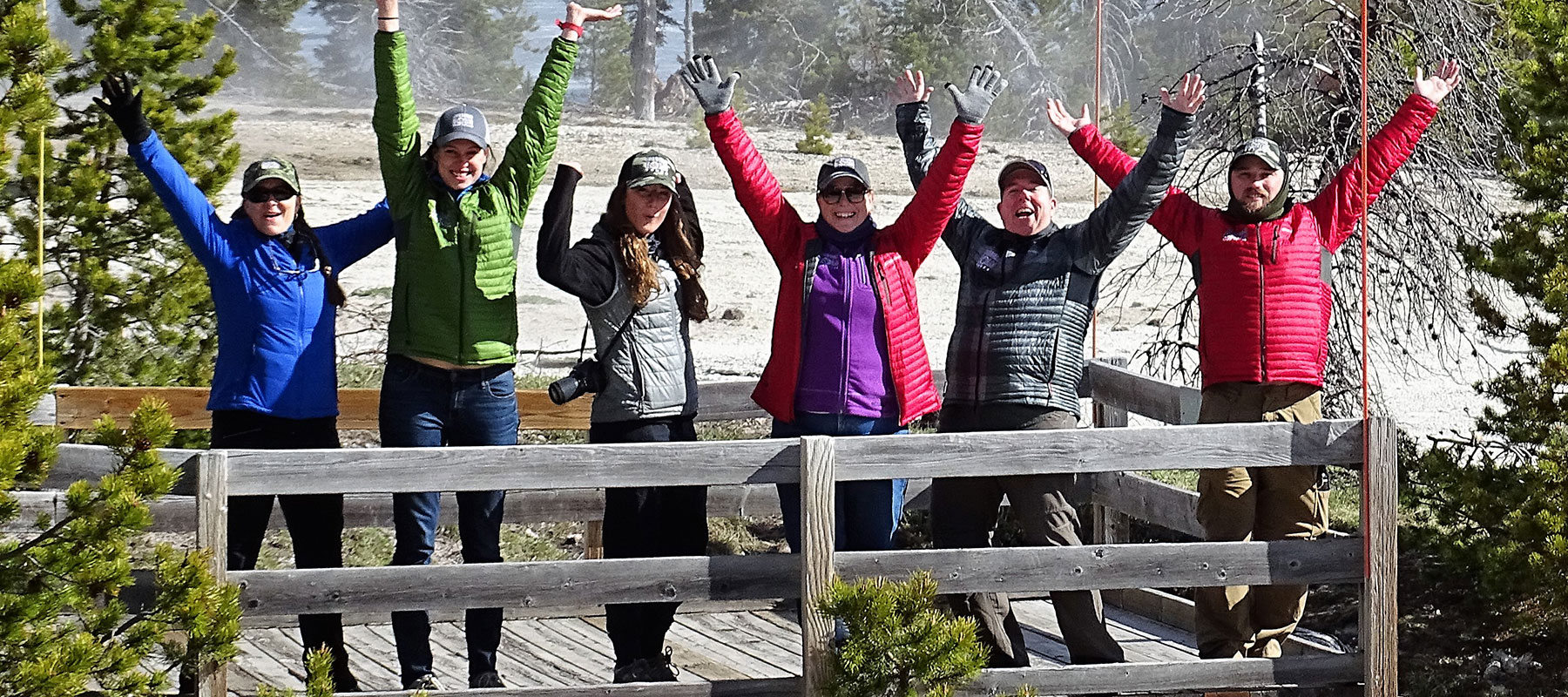 Happy Small Group Tour at Yellowstone National Park Hot Springs - Buffalo Roam Tours